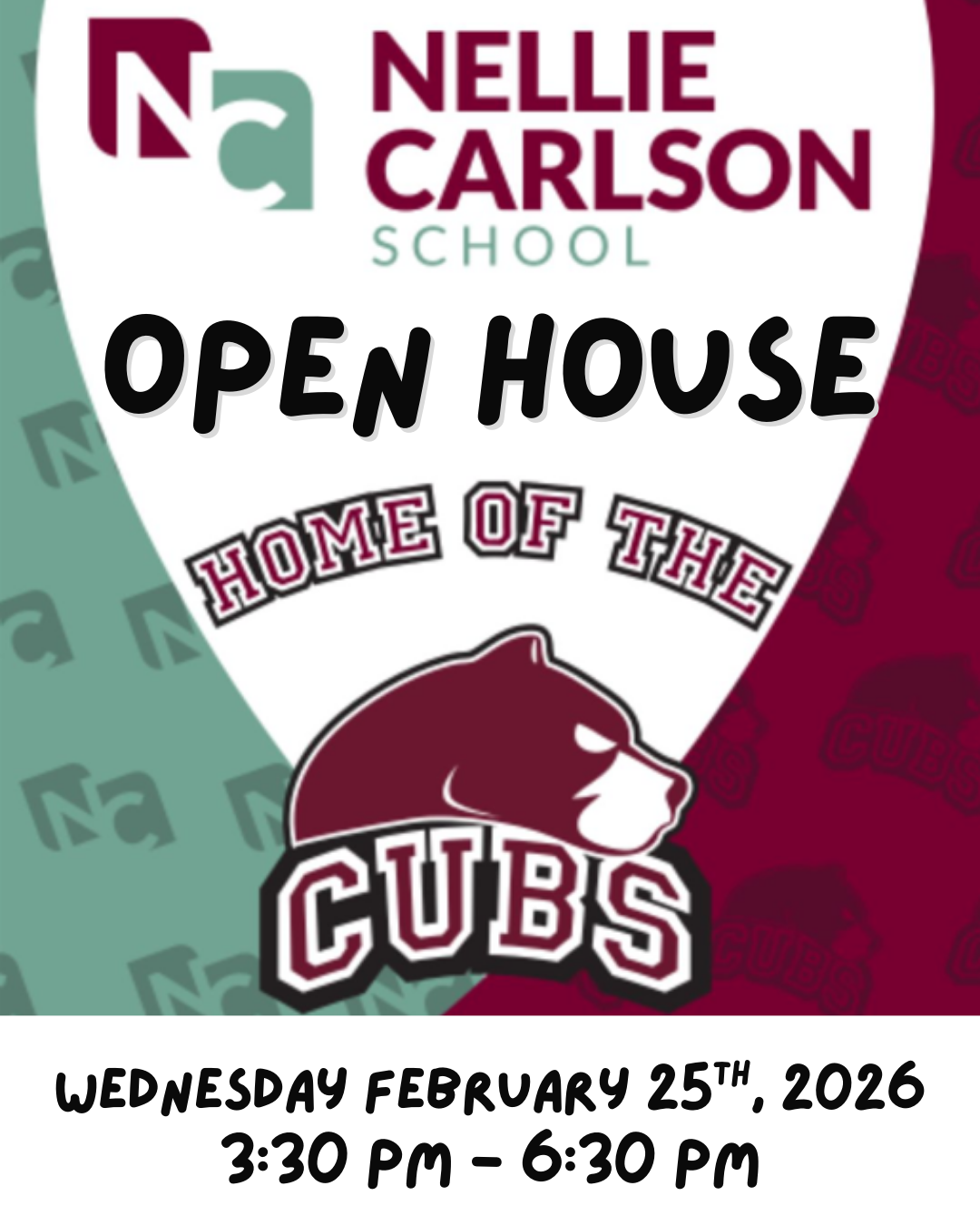 2026 - 2027 Nellie Carlson Open House
